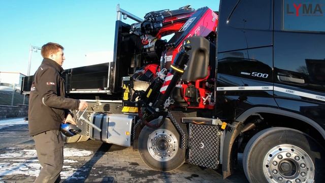 LYMA Kran- und Fahrzeugbau | Volvo FH 500 | Fassi F710 RA 2 26 | Fly Jib L426 | Abroller AL14 смотреть онлайн