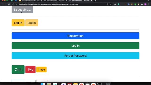 Bootstrap 5 Bangla Tutorial | Bootstrap Buttons | Part 10 смотреть онлайн