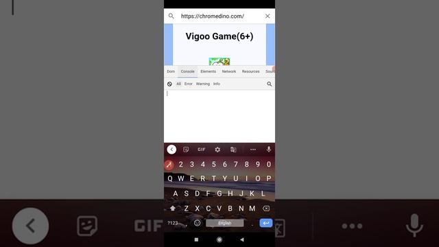 Chrome Dino Game Hacked using Javascript // in andorid // By Suraj error. смотреть онлайн