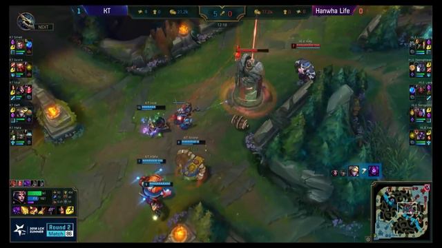 HLE vs. KT - Игра 2 Неделя 8 | LCK Summer 2018 Split смотреть онлайн