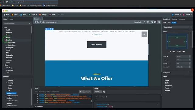 Bootstrap Studio 4 | Новые возможности с новыми технологиями смотреть онлайн