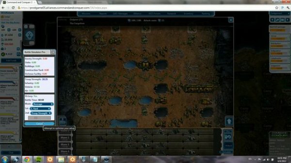 Tiberium Alliances Combat Simulator Pro