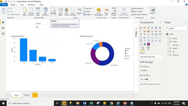 Tutorial - 5 Import Vs Direct Query Mode Difference in Power Bi Desktop смотреть онлайн