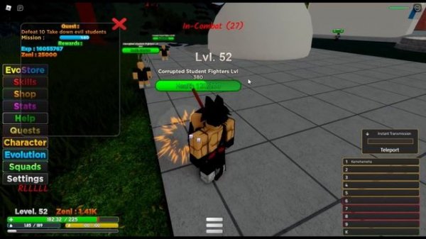 Roblox: Dragon Ball Evolution - Grinding A New Account To Level 500!