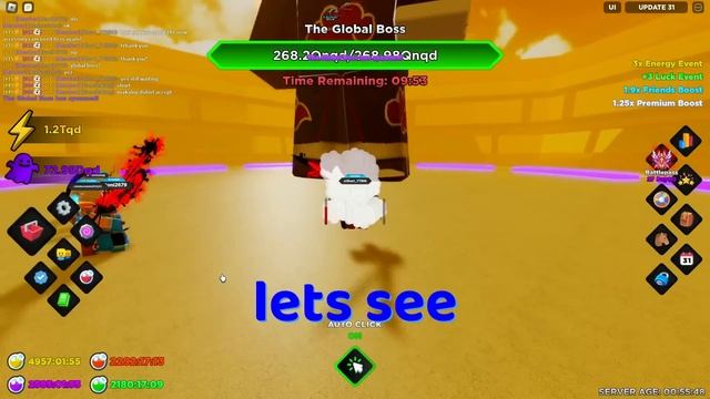 Update 31/ New Battle Pass + 3 New Mythic Accessory / Anime Souls Simulator смотреть онлайн