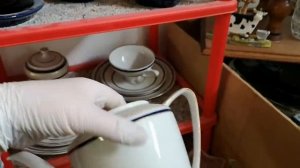 Опять идём в СЕКОНД-ХЕНД в ГЕРМАНИИ! ПОСУДА, ФАРФОР, КЕРАМИКА! Винтаж! Оля ретро