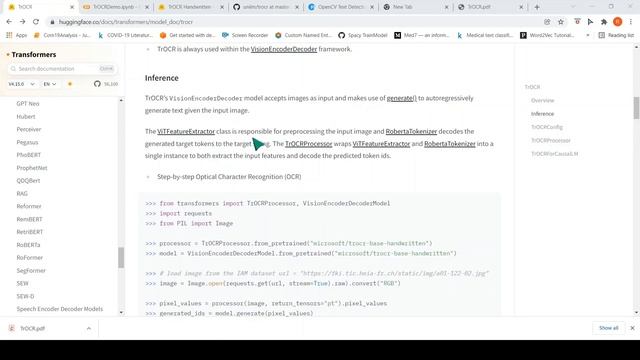 TrOCR Transformer-based Optical Character Recognition Microsoft Hugging Face TrOCR Demo смотреть онлайн