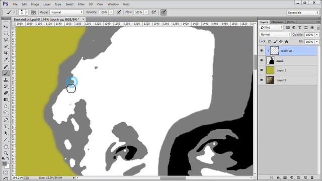 Photoshop: Create a Stylized Portrait From a Photo Using 3 Tones смотреть онлайн