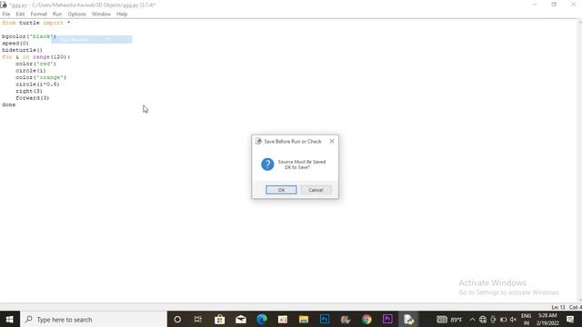Design in Python | Python Turtle Graphics | Python Tutorial | #2 смотреть онлайн
