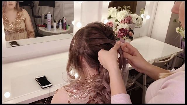 Простая прическа. Прическа “Хвост» смотреть онлайн