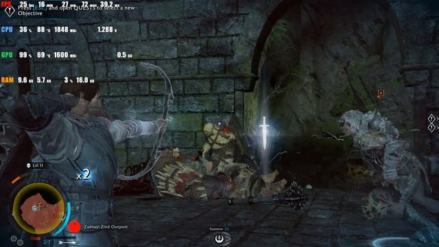HP Envy x360 - Ryzen 7 4700U - Middle Earth: Shadow of War benchmark смотреть онлайн