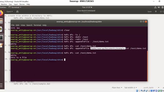 Hadoop Command смотреть онлайн