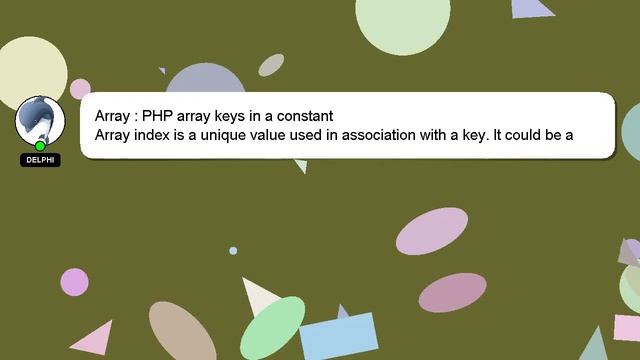 Array : PHP array keys in a constant смотреть онлайн