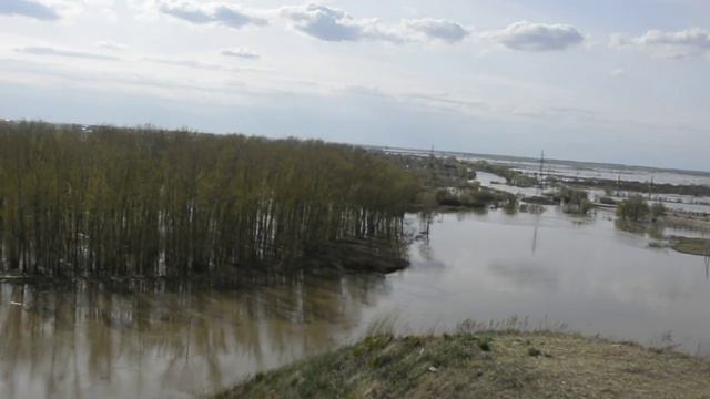 Разлив реки Ишим 2016 (20 микрорайон) смотреть онлайн