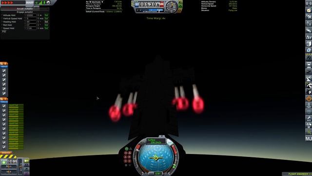 Kerbal Space Program ssto flight "retrobooster brake" system смотреть онлайн