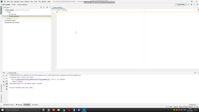 Как установить библиотеку в PyCharm. Что делать при Module Not Found Error смотреть онлайн