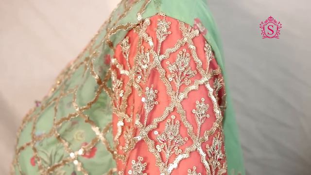 📺 Latest Maria B Eid Collection 2019 | Stitched Aquamarine Coral BD08 Sara Clothes | Hina Altaf смотреть онлайн