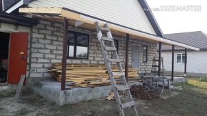 Крыша на террасе