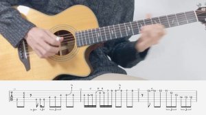 【TAB】Isn’t She Lovely - Stevie Wonder - Fingerstyle Guitar ソロギター【タブ】