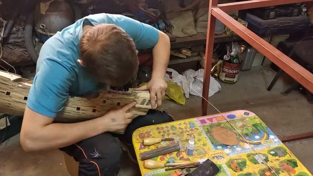 Сборка модели корабля черная жемчужина Ставим на эркера глухие окна