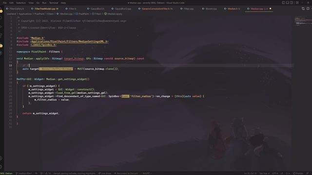 Program hacking: Let's implement a median filter for PixelPaint! смотреть онлайн