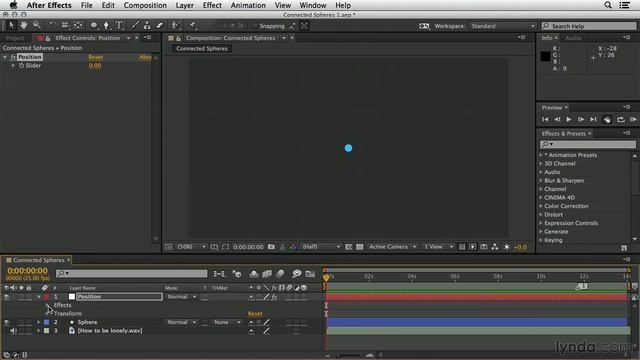 After Effects Tutorial - Random sphere animation смотреть онлайн