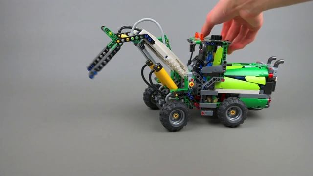 LEGO Technic WHEEL LOADER - 42080 C model - with instructions смотреть онлайн