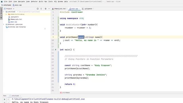 C++ Tutorial [27] - Pointers as Function Parameters смотреть онлайн