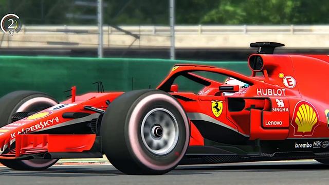 Ferrari F1 2018 Vs Formula Truck Mercedes  - Monza