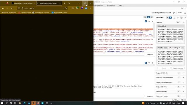 BUG BOUNTY TUTORIAL: ACCOUNT TAKEOVER | JWT HACKING смотреть онлайн