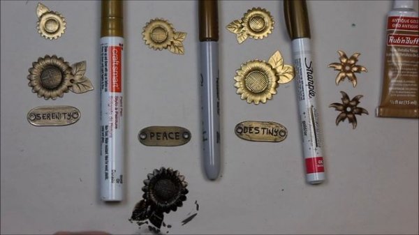 How to get an antique bronze finish on metal