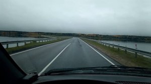 Беларусь.Вилейское Море! Едем через Вилейское водохранилище, дамба в Сосенке.Большое озеро с Судако