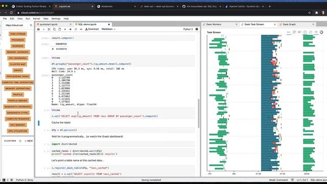 Check out Dask+SQL with a dask-sql demo on Coiled Cloud смотреть онлайн