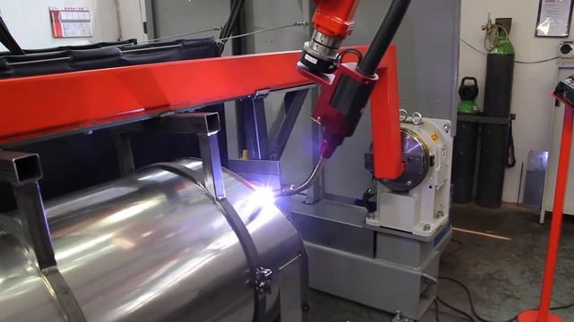 Welding process of the MIG set - VWPR system смотреть онлайн