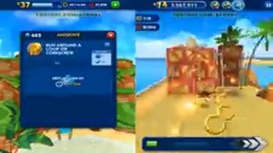 Sonic Dash iPhone Gameplay - SILVER VS SHADOW