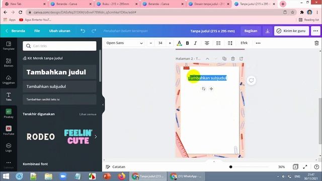 Cara Cepat Membuat E-Book dengan Canva For Education смотреть онлайн