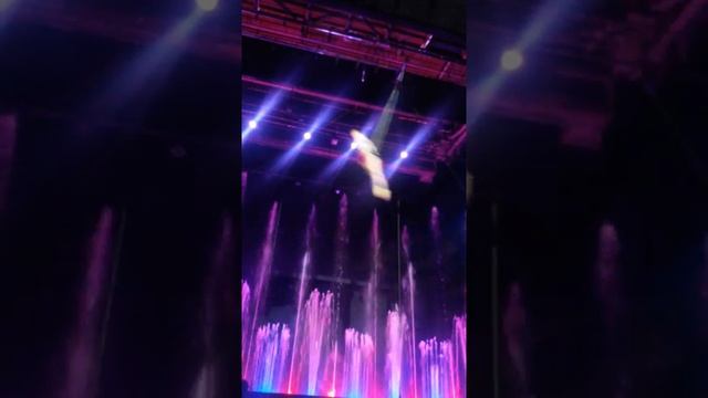 Воздушная гимнастика на качелях. Шоу "Мечта". Цирк Танцующих Фонтанов "Аквамарин" смотреть онлайн