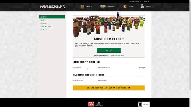 Minecraft - How To Migrate Your Mojang Account & Get The Migrator Cape! смотреть онлайн