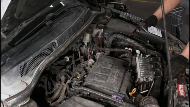 Частичная замена масла в АКПП Opel Astra J GTC 1,4 смотреть онлайн
