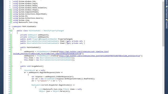 Desarrollo en Windows Phone 7: MVVM y Json смотреть онлайн