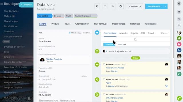 Comment travailler avec les prospects dans le CRM Bitrix24 | CRM - Bitrix24 смотреть онлайн
