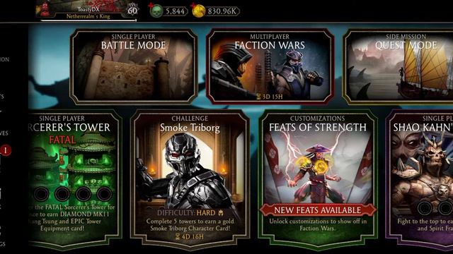 Mortal Kombat mobile - next challenges after Smoke triborg challenge and FW will be locked next wee смотреть онлайн