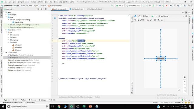 how to use ViewBinding in android studio 3.6| replaces findViewById in android studio смотреть онлайн