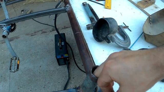 Передняя часть рамы. Веломобиль своими руками #20