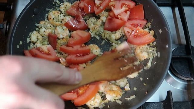 Delicious recipe/Вкусный рецепт. Макароны . Паста с креветками смотреть онлайн