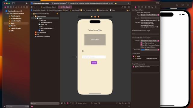 Делаем простое iOS приложение на Swift с использованием STORYBOARDS смотреть онлайн