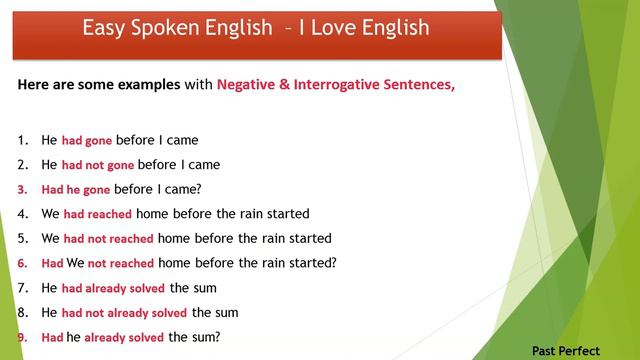 Past Perfect Tense with Examples. Learn & Teach смотреть онлайн
