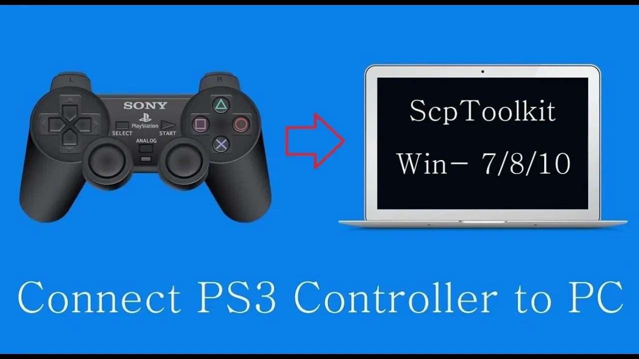 Как подключить геймпад от PS3 к ПК смотреть онлайн