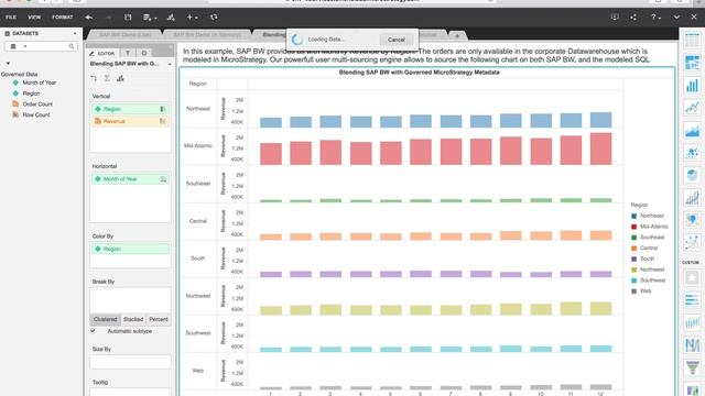 SAP BW Data blending MDX and Governed SQL смотреть онлайн