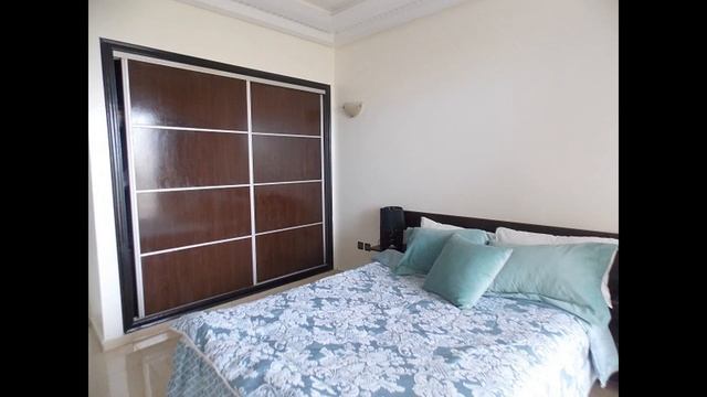 Location appartement meublé 106 m² 2ème étage vue sur mer résidence Marina Beach à Mohammedia смотреть онлайн